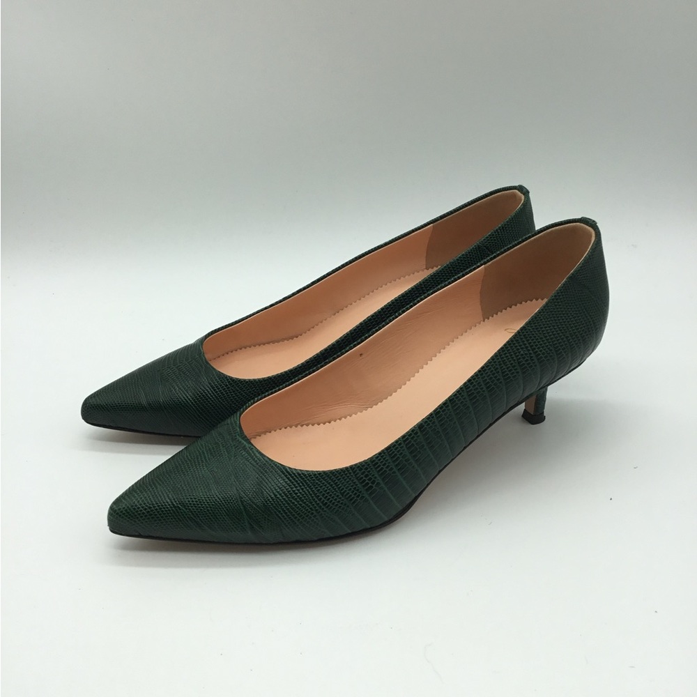 J. Crew Dark Green Heels